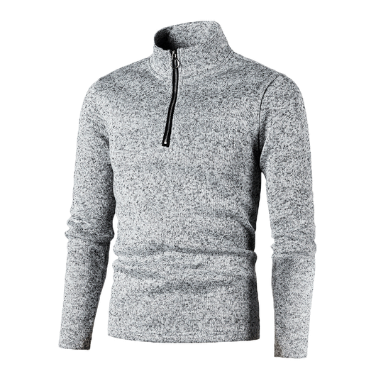 Suéter de Invierno para Hombre con Cierre de Cremallera en Cuello - Image 14