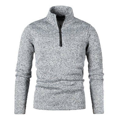 Suéter de Invierno para Hombre con Cierre de Cremallera en Cuello - Image 15