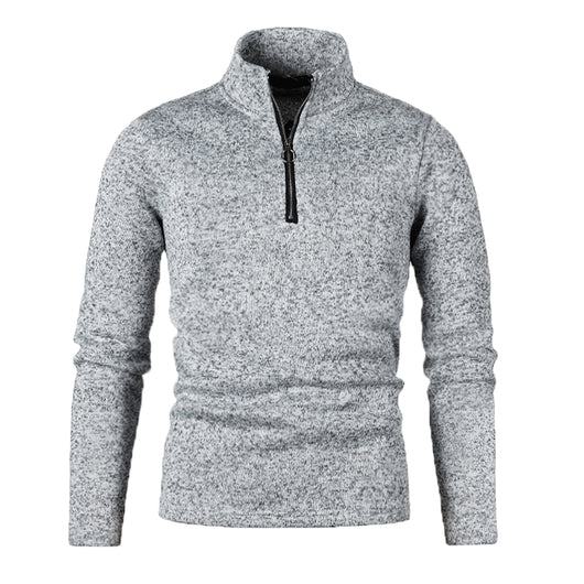 Suéter de Invierno para Hombre con Cierre de Cremallera en Cuello - Image 15