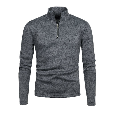 Suéter de Invierno para Hombre con Cierre de Cremallera en Cuello - Image 16