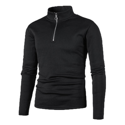Suéter de Invierno para Hombre con Cierre de Cremallera en Cuello - Image 17