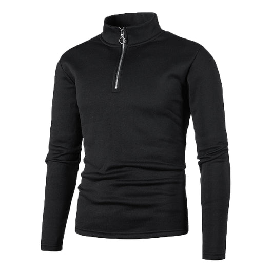 Suéter de Invierno para Hombre con Cierre de Cremallera en Cuello - Image 17