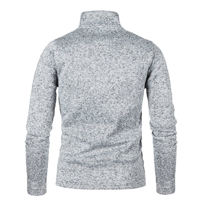 Suéter de Invierno para Hombre con Cierre de Cremallera en Cuello - Image 19