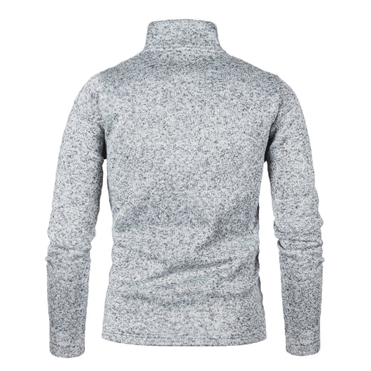 Suéter de Invierno para Hombre con Cierre de Cremallera en Cuello - Image 19