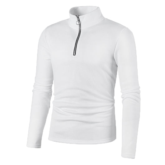 Suéter de Invierno para Hombre con Cierre de Cremallera en Cuello - Image 21