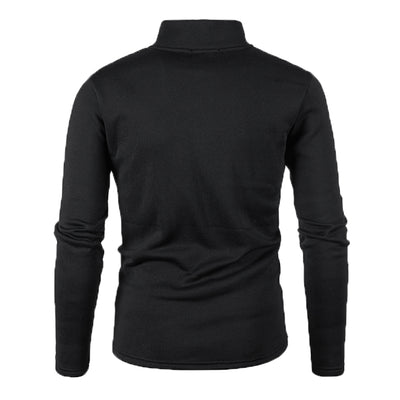 Suéter de Invierno para Hombre con Cierre de Cremallera en Cuello - Image 22