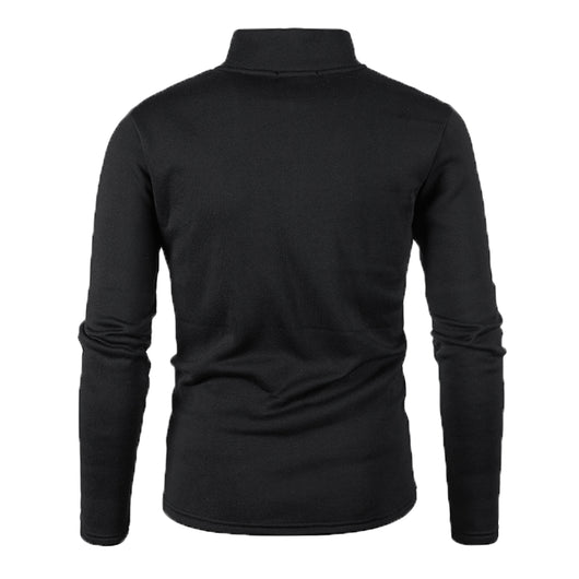 Suéter de Invierno para Hombre con Cierre de Cremallera en Cuello - Image 22