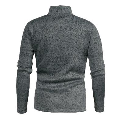 Suéter de Invierno para Hombre con Cierre de Cremallera en Cuello - Image 23