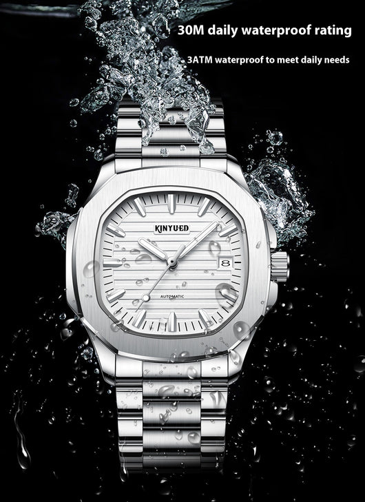 Reloj Automático Mecánico con Esfera Luminiscente para Hombre - Image 15