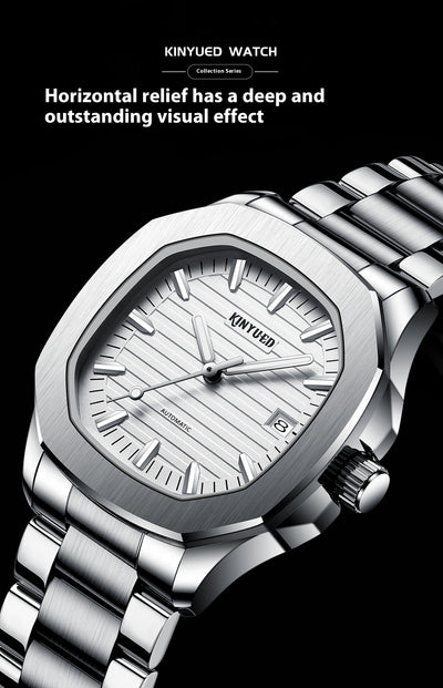 Reloj Automático Mecánico con Esfera Luminiscente para Hombre - Image 17