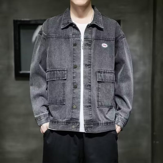 Chaqueta de Mezclilla Premium Coreana para Hombre - Primavera y Otoño - Image 11