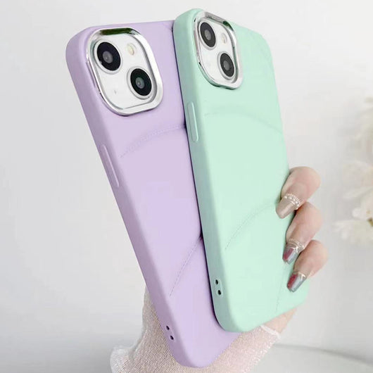 Funda de Teléfono de Silicona Mate con Inyección de Aceite Líquido - Image 16
