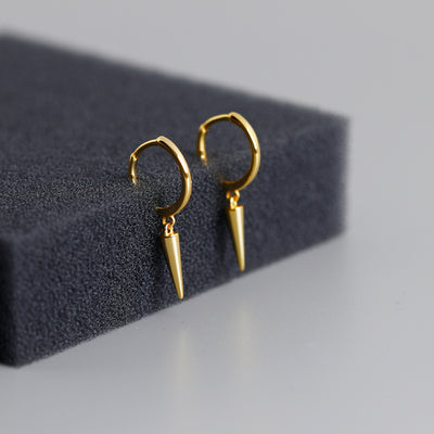 Aretes de Plata Esterlina 925 con Remache Cónico - Image 23
