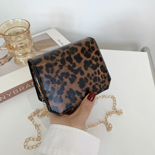 Bolso Bandolera para Labiales Estilo Coreano con Cadena y Estampado Vaca - Image 17