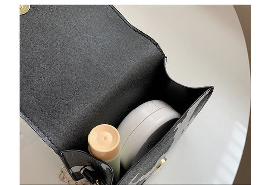 Bolso Bandolera para Labiales Estilo Coreano con Cadena y Estampado Vaca - Image 18