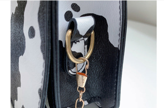 Bolso Bandolera para Labiales Estilo Coreano con Cadena y Estampado Vaca - Image 19