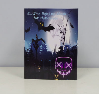 Máscara de Terror Halloween con Luz LED Fluorescente - Image 37