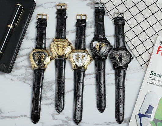 Reloj Automático para Hombre Triángulo Hueco - Image 11