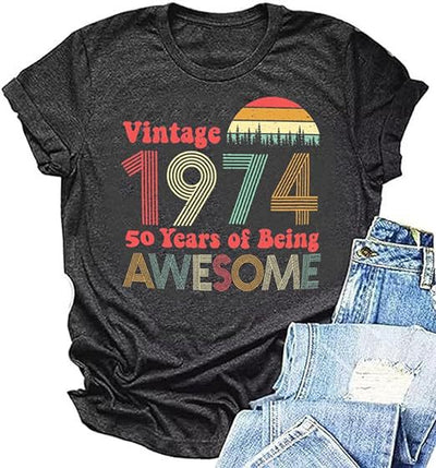 Blusa Vintage con Estampado de Letras para Fiestas - Image 23
