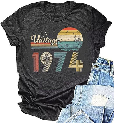 Blusa Vintage con Estampado de Letras para Fiestas - Image 28