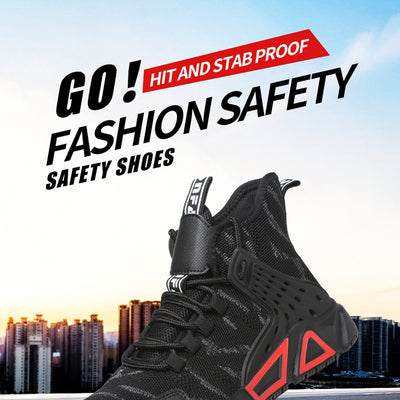 Zapatos de Seguridad Profesionales Ligeros Anti-impacto para Hombre - Image 27