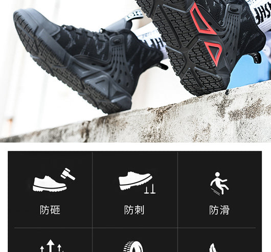 Zapatos de Seguridad Profesionales Ligeros Anti-impacto para Hombre - Image 30