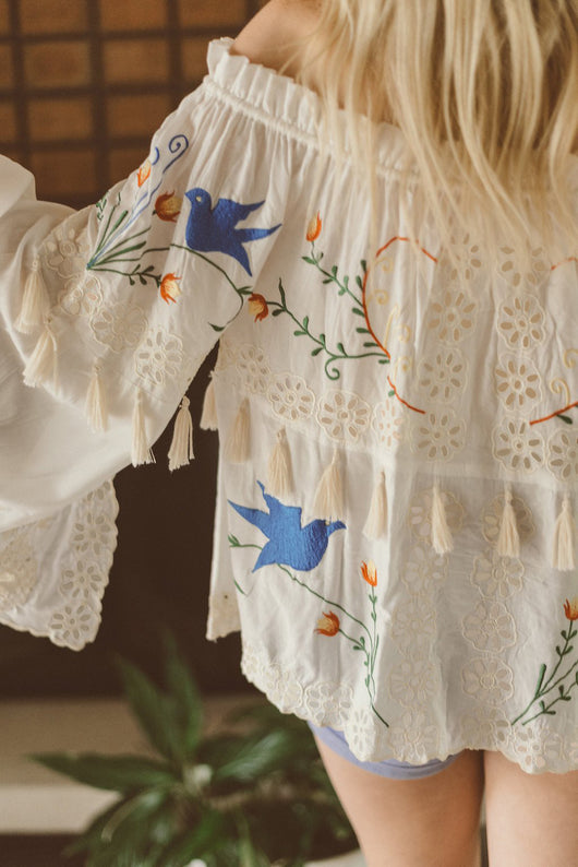 Blusa Floral Calada para Mujer - Image 11