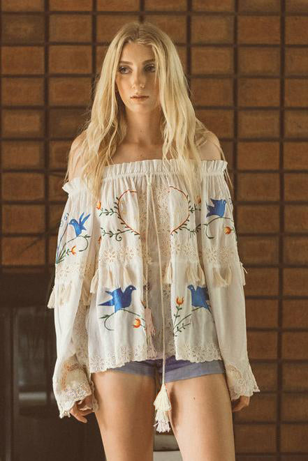 Blusa Floral Calada para Mujer - Image 12