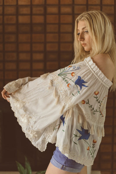 Blusa Floral Calada para Mujer - Image 13