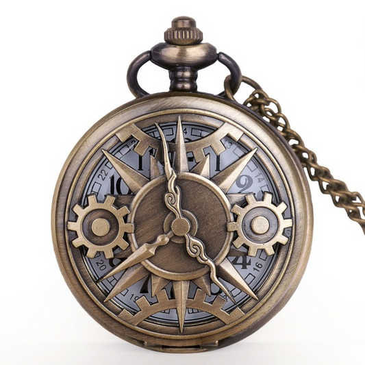 Reloj Steampunk Hueco con Engranajes Vintage - Cuarzo Nostálgico
