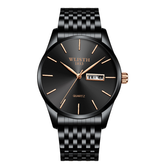 Reloj de Negocios Impermeable para Hombre - Cuarzo Resistente