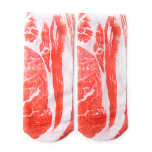 Calcetines Personalizados de Algodón con Estampado 3D Calavera de Cerdo para Hombre y Mujer - Image 10