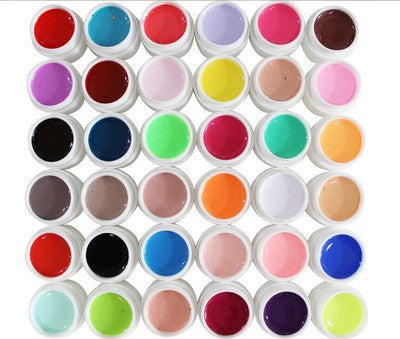 Esmalte de Uñas Fotopolimerizable Color Sólido con Luz UV