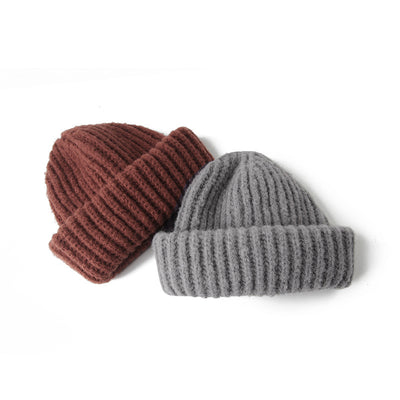 Gorro de Lana Gruesa Liso - Calidez y Estilo - Image 4