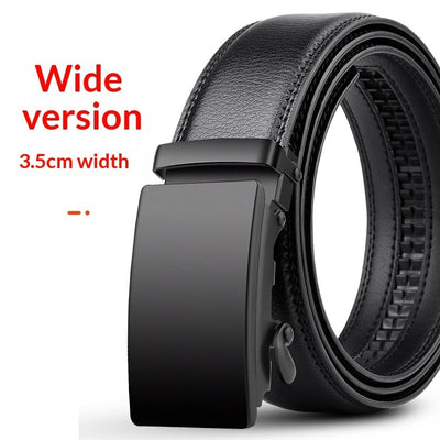 Cinturón de Cuero Genuino para Hombre con Hebilla Automática - Image 10