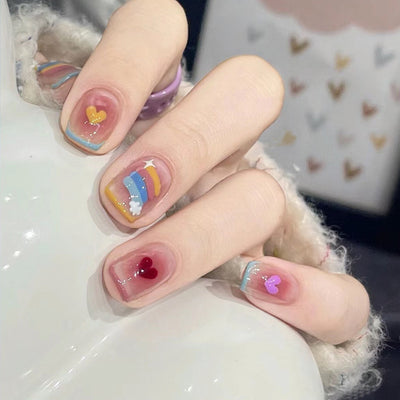 Uñas Postizas Degradado Armor Simple - Diseño Moderno y Elegante - Image 26