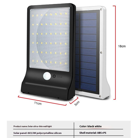 Lámpara Solar de Pared con Sensor de Movimiento para Jardín y Terraza - Image 25