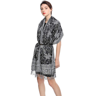 Pashmina Estampada para Mujer - Bufanda Cálida y Elegante - Image 40