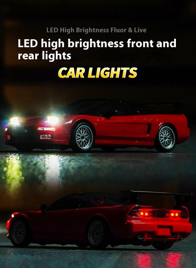 Auto de Carreras RC 2.4G con Luces LED y Función Volteo - Image 22