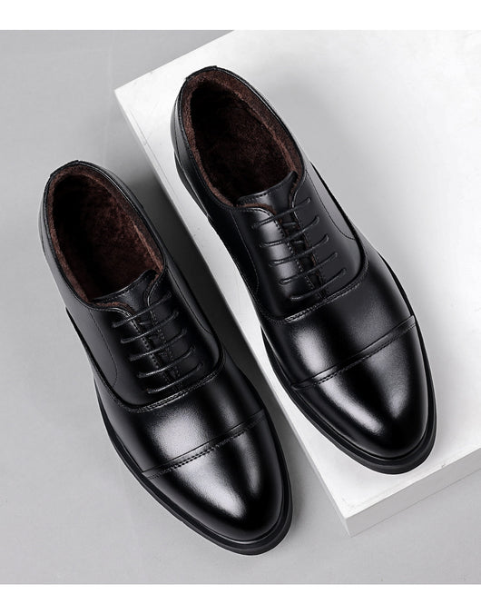Zapatos de Cuero para Hombre con Alzada Interna y Punta Afilada - Calzado de Boda - Image 33