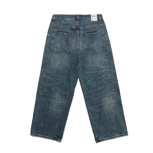 Jeans Hombre Oversize Desgastado con Efecto Vintage - Image 12