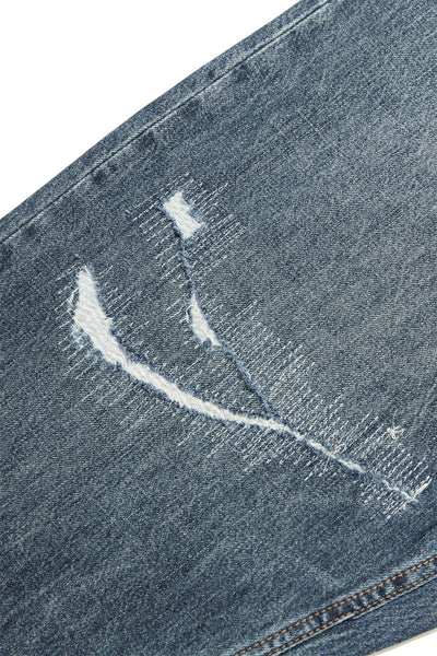 Jeans Hombre Oversize Desgastado con Efecto Vintage - Image 14