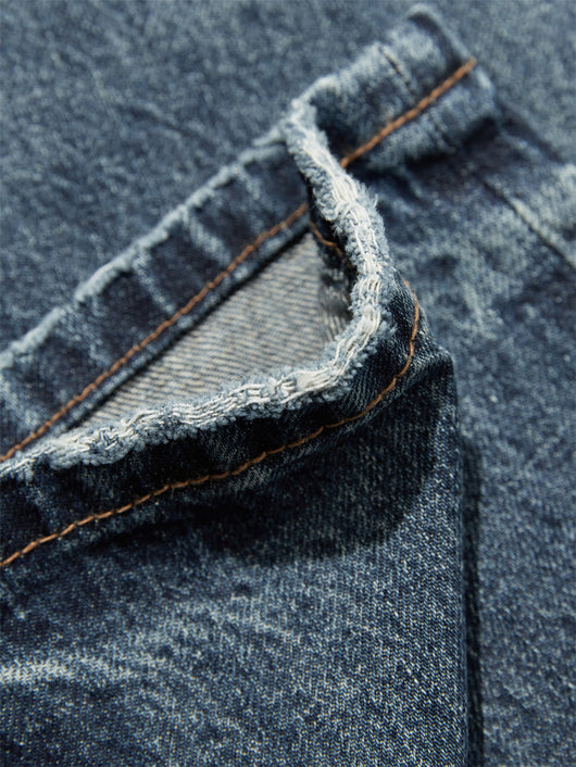 Jeans Hombre Oversize Desgastado con Efecto Vintage - Image 22