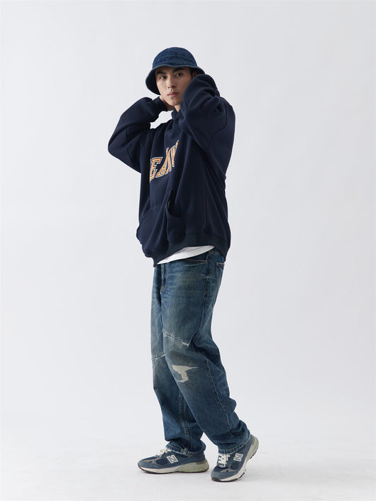 Jeans Hombre Oversize Desgastado con Efecto Vintage - Image 30