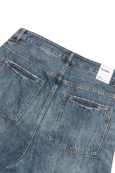 Jeans Hombre Oversize Desgastado con Efecto Vintage - Image 35