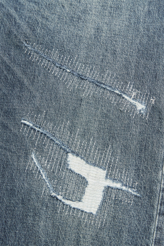 Jeans Hombre Oversize Desgastado con Efecto Vintage - Image 36