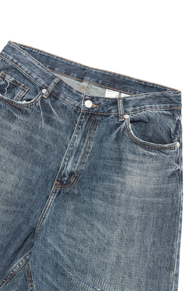 Jeans Hombre Oversize Desgastado con Efecto Vintage - Image 39