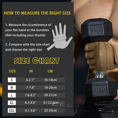 Guantes de Entrenamiento Deportivos Antideslizantes - Medio Dedo Universal para Pesas - Image 10