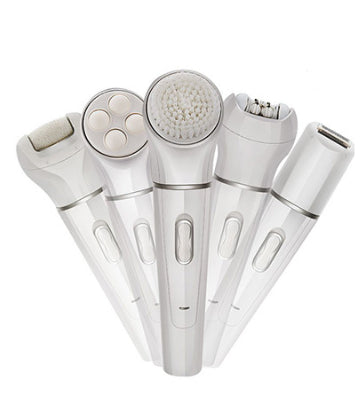 Masajeador Facial y Corporal 5 en 1 Portátil con Cepillo de Látex - Image 12