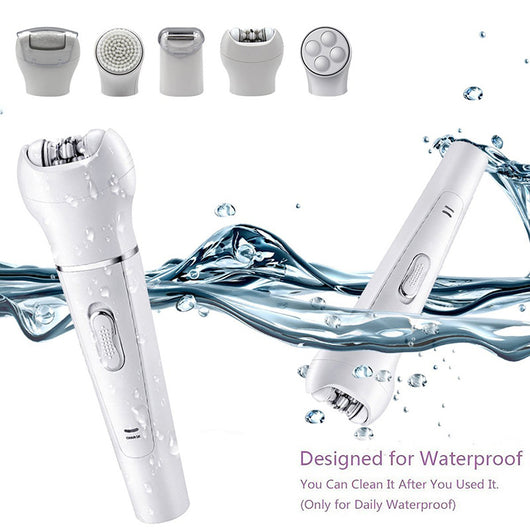 Masajeador Facial y Corporal 5 en 1 Portátil con Cepillo de Látex - Image 13